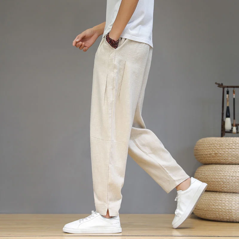 MRGB 2023 New Men's Solid Color Oversize Pants Cotton Line Casual Men Trousers Vintage Man Sweatpants Spring Summer Pants
MRGB 2023 New Men's Solid Color Oversize Pants Cotton Line Casual Men Trousers Vintage Man Sweatpants Spring Summer Pants