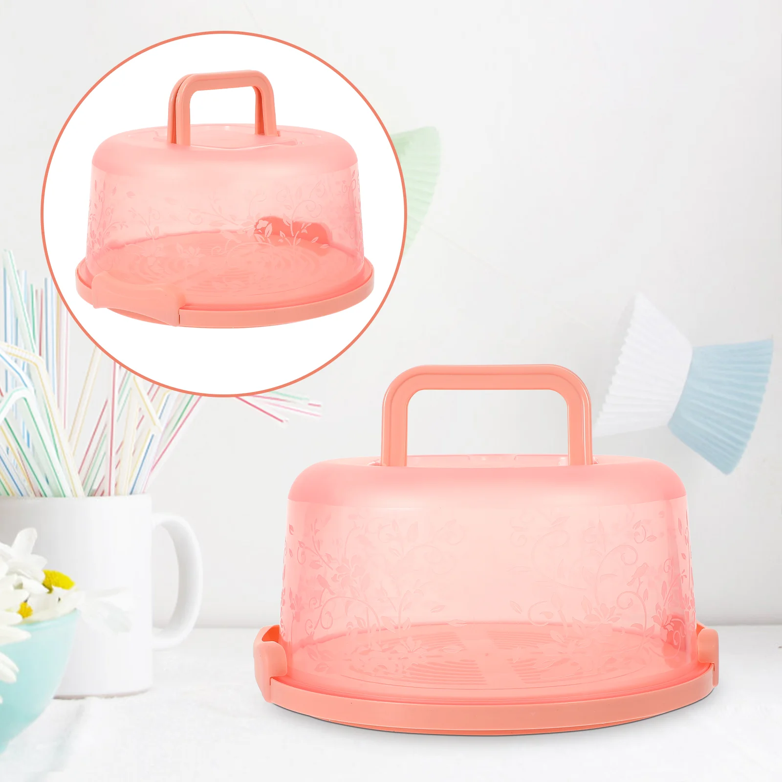 Cake Box Carrier Portable Container Holder Lid Cupcake Baking Plastic Containers Handle Stand Round Storage Pastry Keeper Server
Cake Box Carrier Portable Container Holder Lid Cupcake Baking Plastic Containers Handle Stand Round Storage Pastry Keeper Server