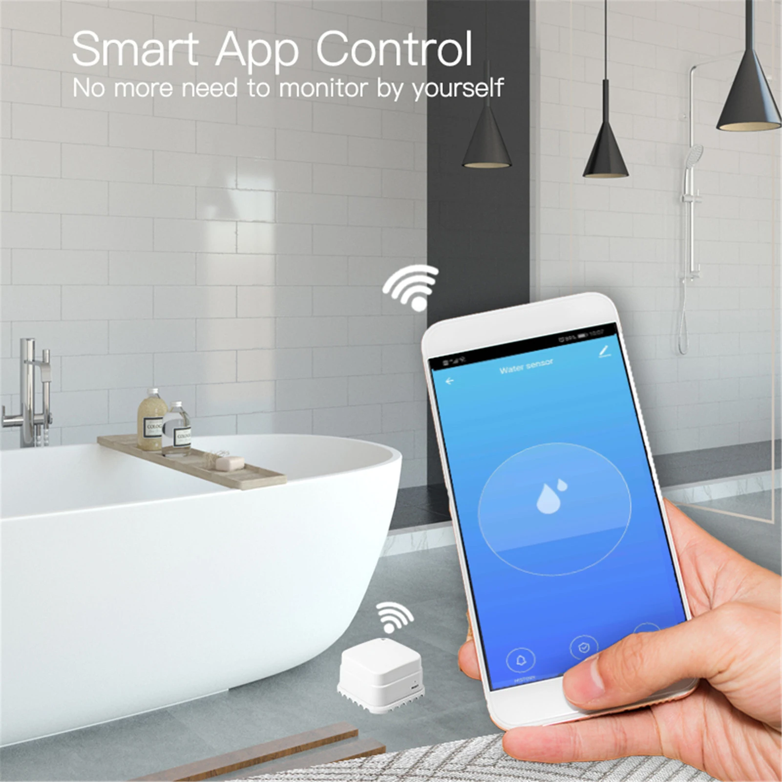 WiFi Water Leak Sensor WiFi Water Sensor Water Detector Alarm WiFi Water Sensor Notification App Flood Detection Alarm Sensor
WiFi Water Leak Sensor WiFi Water Sensor Water Detector Alarm WiFi Water Sensor Notification App Flood Detection Alarm Sensor