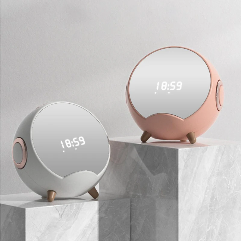 AI Wireless Charging Alarm Clock Bluetooth Speaker Mirror Clock Display Mobile Phone Bracket Voice Call Multi-function Speaker
AI Wireless Charging Alarm Clock Bluetooth Speaker Mirror Clock Display Mobile Phone Bracket Voice Call Multi-function Speaker