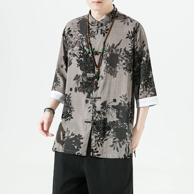 Men Sunflower Print Shirts Summer Colorful Short Sleeve Loose Button Shirts Casual Hawaiian Shirt Lapel Neck Hemp Shirt
Men Sunflower Print Shirts Summer Colorful Short Sleeve Loose Button Shirts Casual Hawaiian Shirt Lapel Neck Hemp Shirt