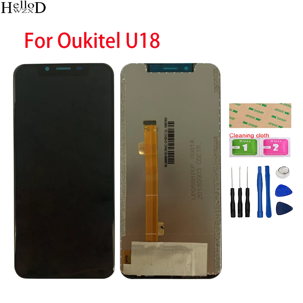 ЖК-дисплей для Oukitel U18 сенсорный экран датчик дигитайзер в сборе замена ЖК-экран +