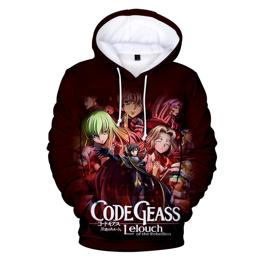 Code Geass 3D Printed Hoodies Women/Men Fashion Long Sleeve Hooded Sweatshirt Hot Sale Game Casual Streetwear Clothes
Code Geass 3D Printed Hoodies Women/Men Fashion Long Sleeve Hooded Sweatshirt Hot Sale Game Casual Streetwear Clothes