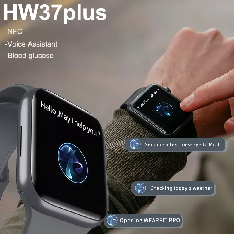 Smartwatch HW37plus Smart Watch NFC Waterproof Men 45mm Voice Assistant Blood Glucose Bluetooth Call PK HW22 W66 NEW13 DT100
Smartwatch HW37plus Smart Watch NFC Waterproof Men 45mm Voice Assistant Blood Glucose Bluetooth Call PK HW22 W66 NEW13 DT100