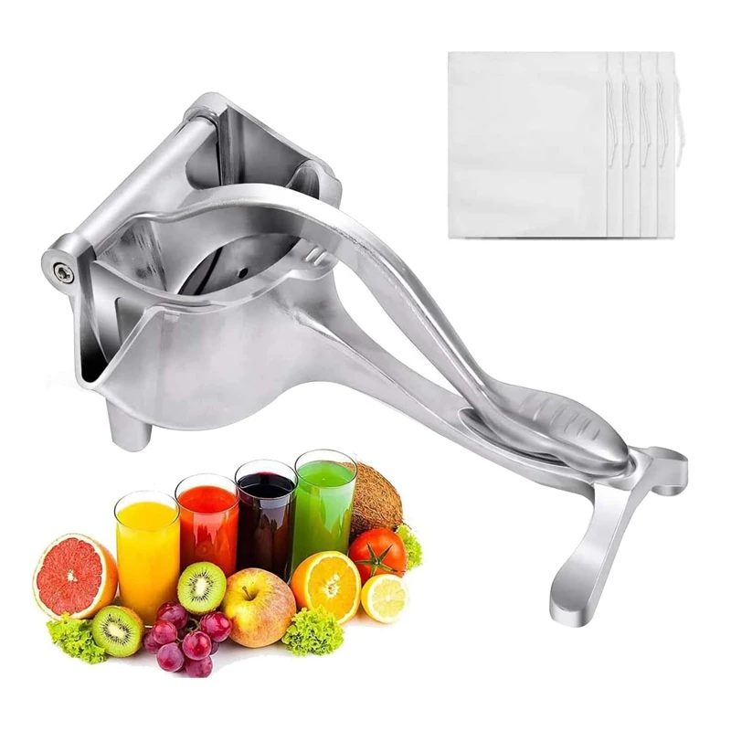 Manual Fruit Juicer Lemon Squeezer, Aluminium Alloy Hand Squeezer, Heavy Duty Lemon Citrus Juicer Manual Fruit Press
Manual Fruit Juicer Lemon Squeezer, Aluminium Alloy Hand Squeezer, Heavy Duty Lemon Citrus Juicer Manual Fruit Press