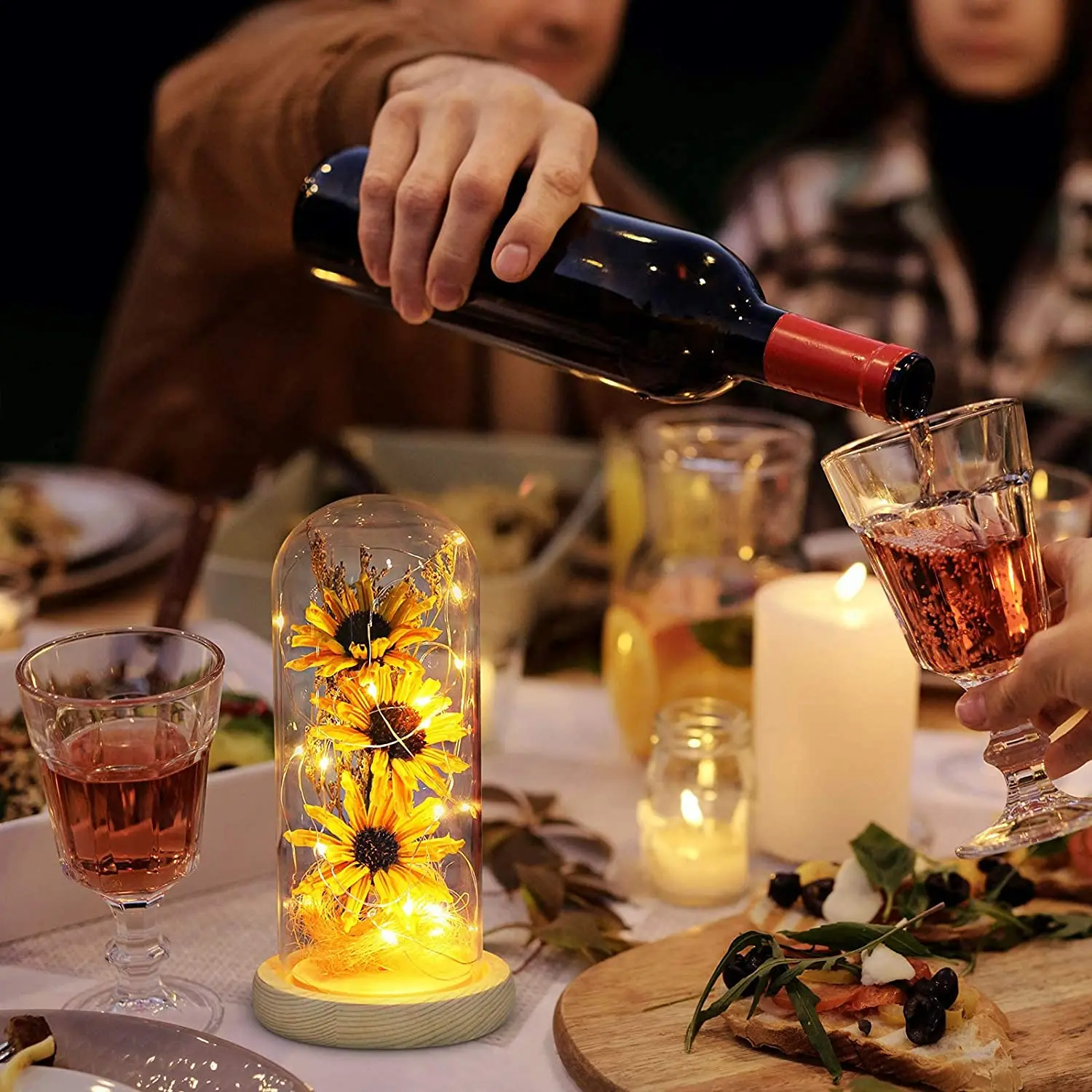 Artificial Flower in Glass Dome & Led Light Strip,Enchanted Gift for Women on Valentine's Day Anniversary Mother's Day Birthday
Artificial Flower in Glass Dome & Led Light Strip,Enchanted Gift for Women on Valentine's Day Anniversary Mother's Day Birthday