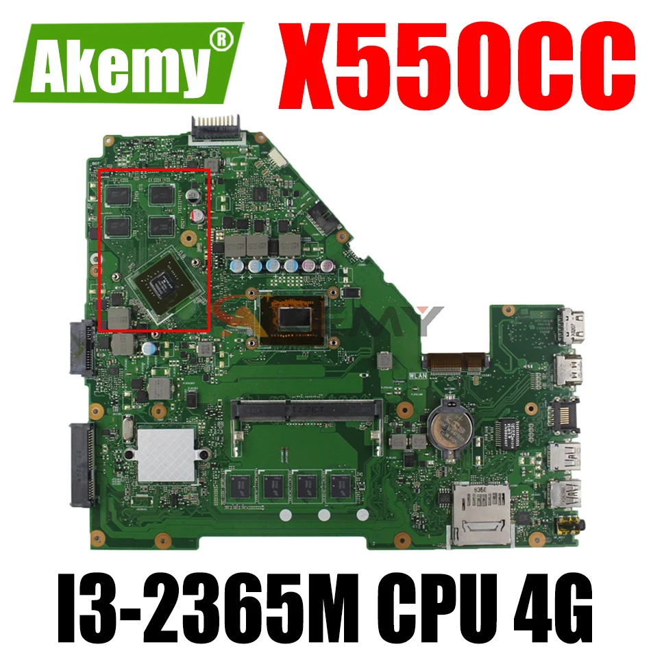 Akmey X550CC для Asus X550CA R510C Y581C X550C X550CL материнская плата для ноутбука I3-2365M CPU 4G протестированная 100% оригинальная материнская плата
Akmey X550CC для Asus X550CA R510C Y581C X550C X550CL материнская плата для ноутбука I3-2365M CPU 4G протестированная 100% оригинальная материнская плата