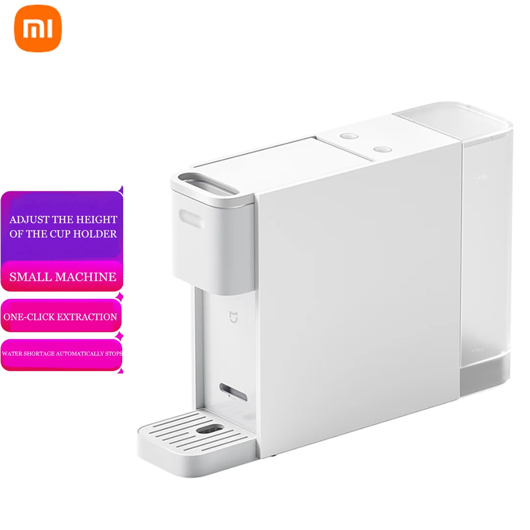 XIAOMI MIJIA Capsule Coffee Machine S1301 Coffee Makers Espresso Power-off Protection Capsule Espresso Coffee Maker
XIAOMI MIJIA Capsule Coffee Machine S1301 Coffee Makers Espresso Power-off Protection Capsule Espresso Coffee Maker