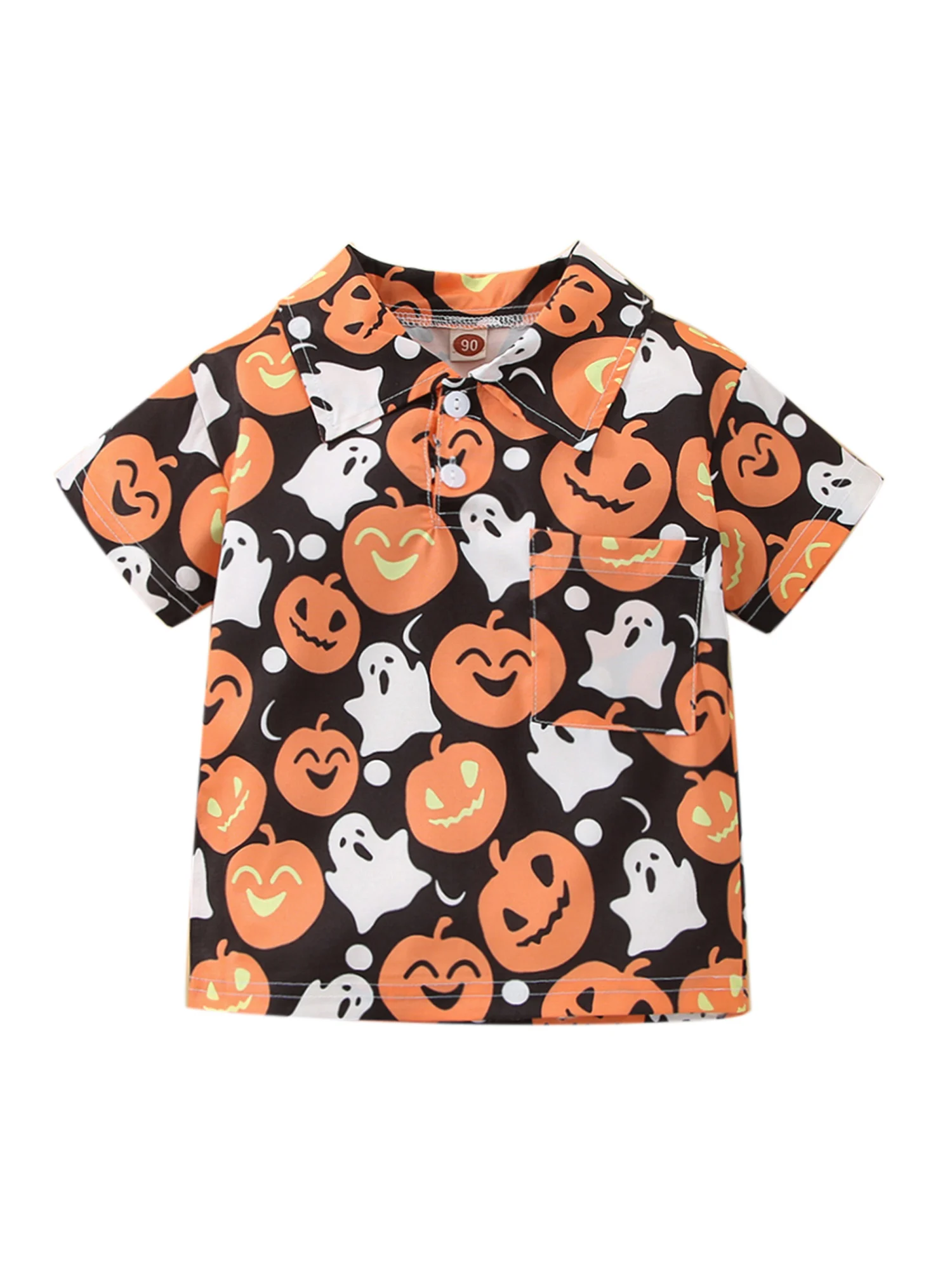 Для маленьких мальчиков милые тыквы призраки Турция смайлик Санта 1-й Хэллоуин Рождество лацкан футболка с пуговицами ужин рубашки
Для маленьких мальчиков милые тыквы призраки Турция смайлик Санта 1-й Хэллоуин Рождество лацкан футболка с пуговицами ужин рубашки