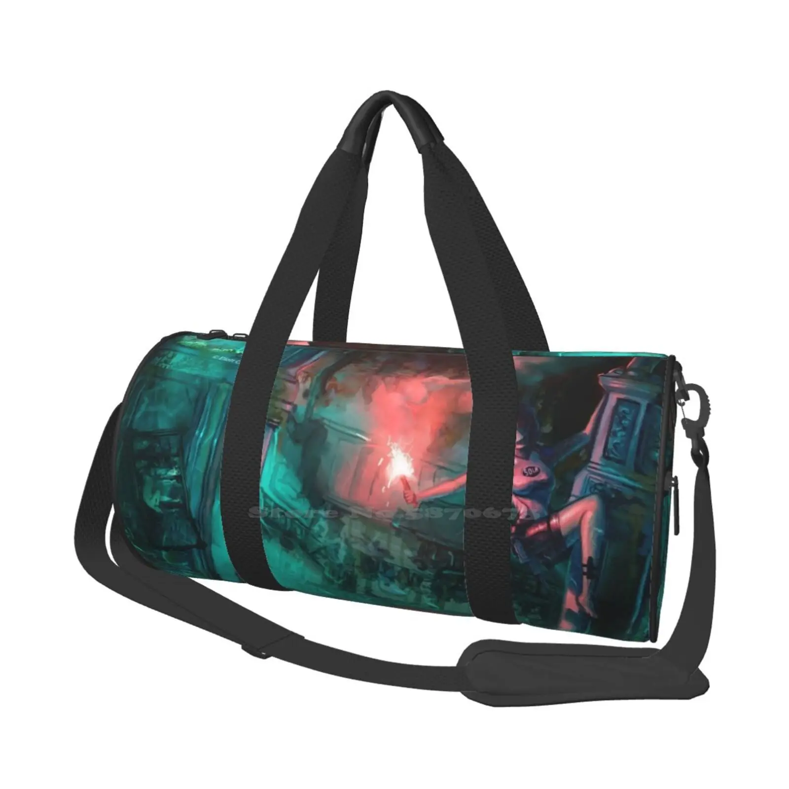 Wreck Of The Maria Doria Tomb Raider 2 Lara Croft | Art By Eliott Cha'Coco Large-Capacity Shoulder Bag For Shopping Storage 
Wreck Of The Maria Doria Tomb Raider 2 Lara Croft | Art By Eliott Cha'Coco Large-Capacity Shoulder Bag For Shopping Storage