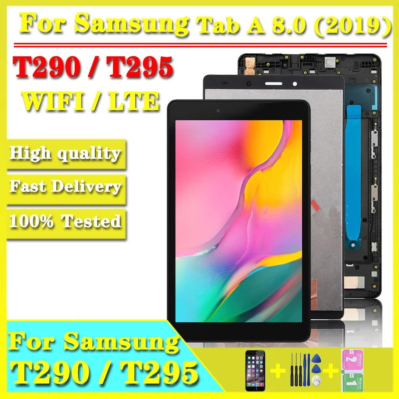 100% Test Original For Samsung Tab A 8.0 2019 SM-T290 SM-T295 T290 T295 Touch Screen LCD Display Digitizer Glass Panel Assembly
100% Test Original For Samsung Tab A 8.0 2019 SM-T290 SM-T295 T290 T295 Touch Screen LCD Display Digitizer Glass Panel Assembly