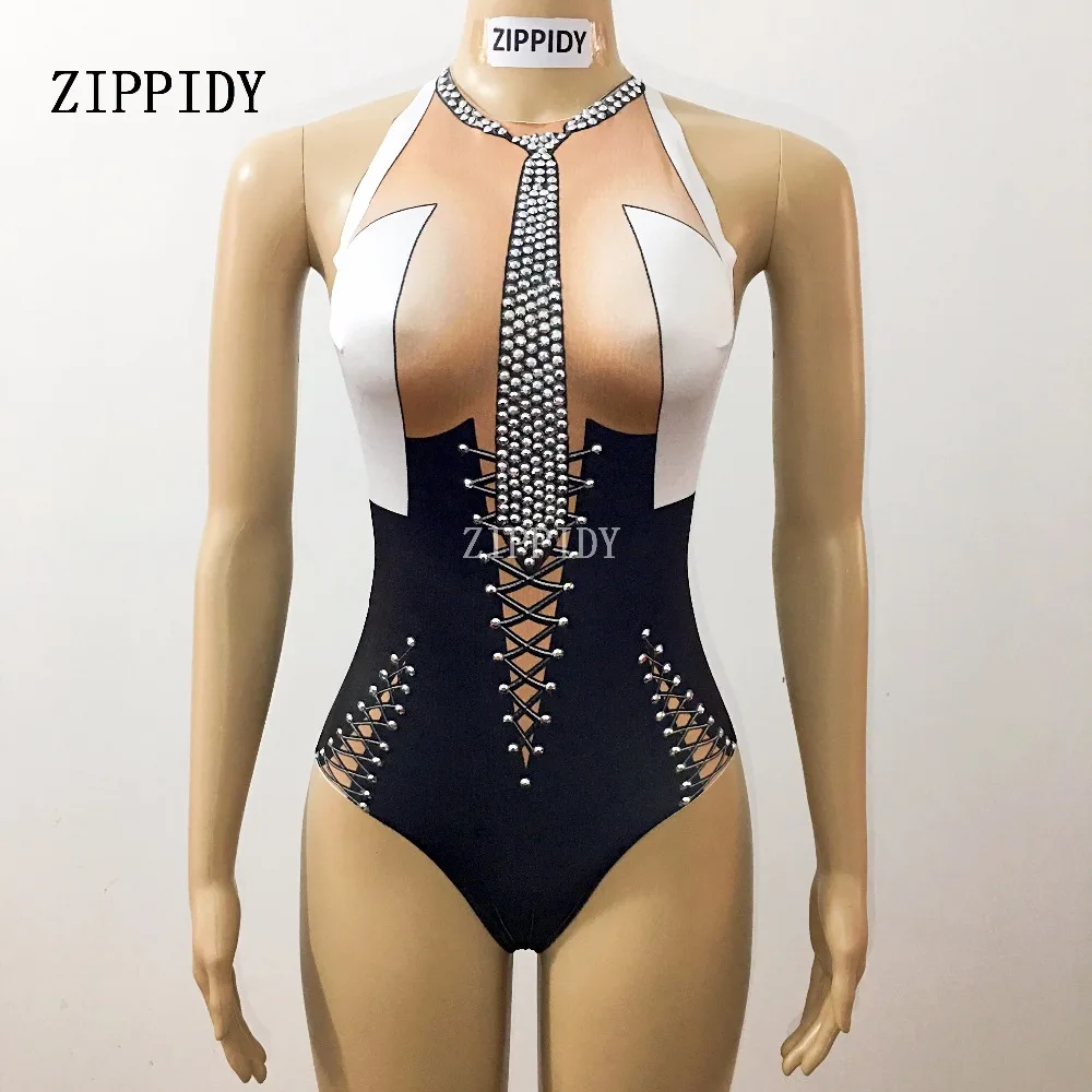 Sexy Rhinestones Tie Black Bodysuit Teacher Costume Bling Stage Show Outfit Performance Jazz Dance Singer Stretch Leotard
Sexy Rhinestones Tie Black Bodysuit Teacher Costume Bling Stage Show Outfit Performance Jazz Dance Singer Stretch Leotard