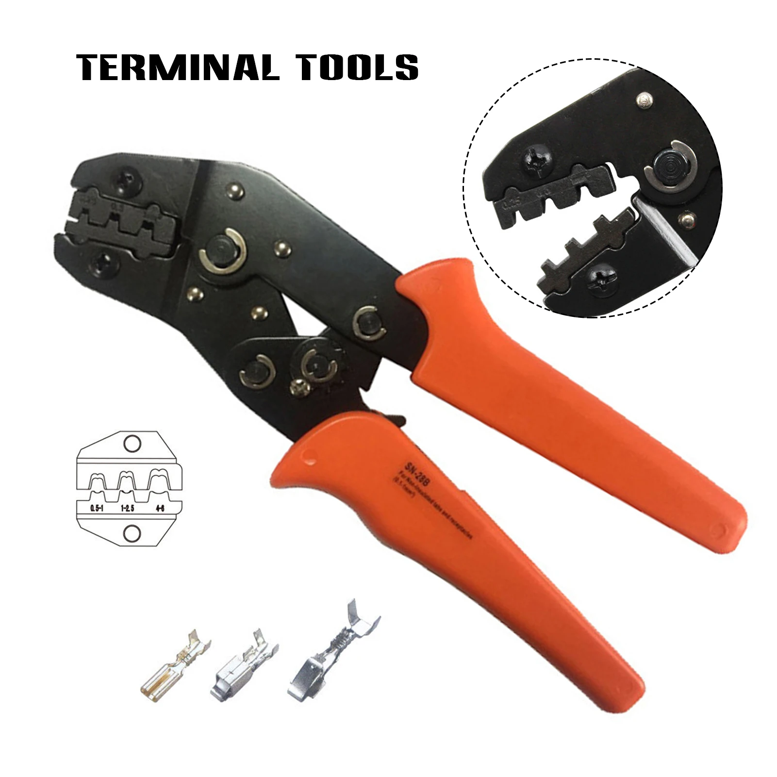 SN-28B Terminal Crimper Tool for Insulated Terminals Mini Fixed Jaw Crimper Professional Ratcheting Wire Ratcheting Crimper wzpi
SN-28B Terminal Crimper Tool for Insulated Terminals Mini Fixed Jaw Crimper Professional Ratcheting Wire Ratcheting Crimper wzpi