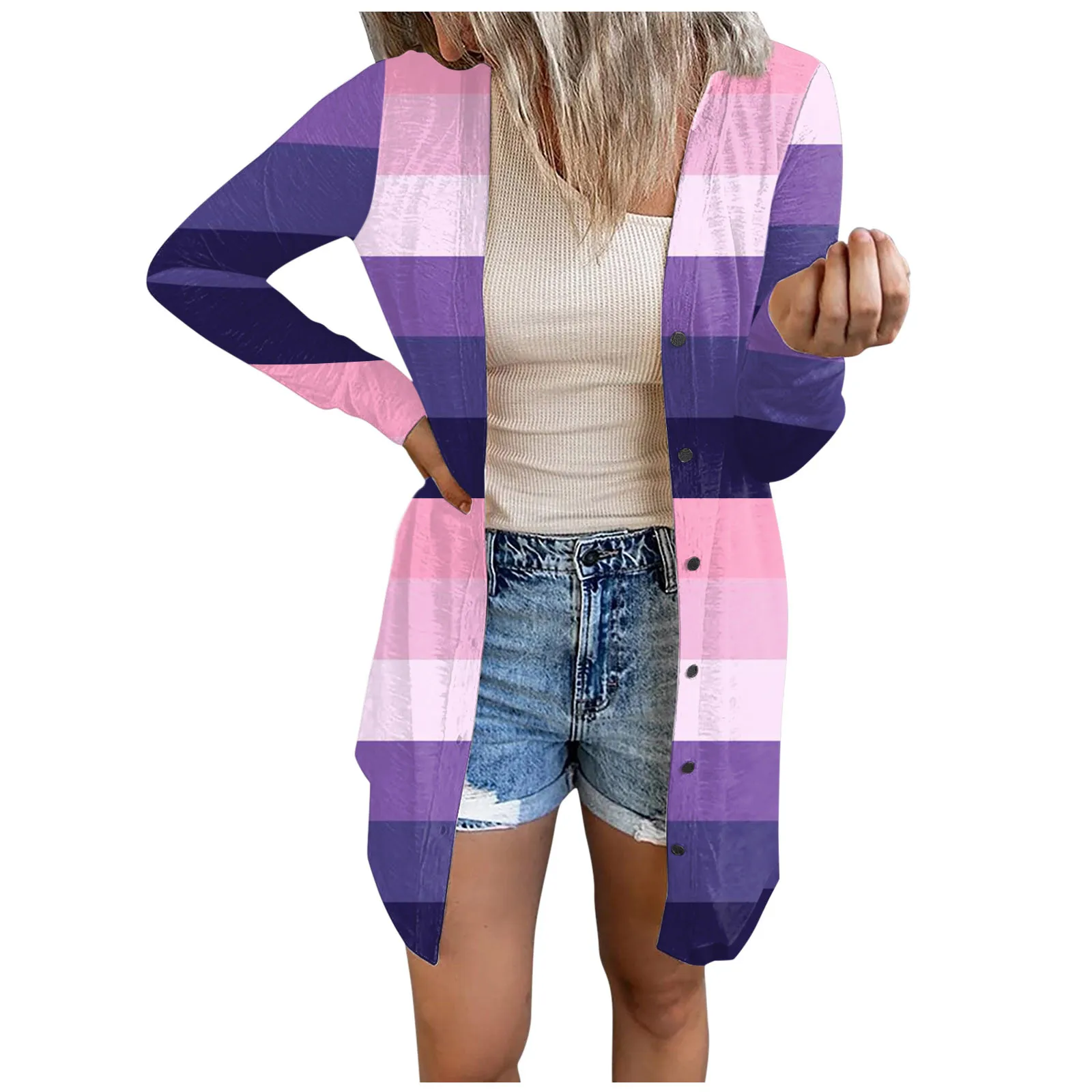 Women's Casual Fashion Top Coat Plaid Striped V-neck Cardigan Coat Long Sleeve Jacket Top Button Winter Coats pull hiver 2022
Women's Casual Fashion Top Coat Plaid Striped V-neck Cardigan Coat Long Sleeve Jacket Top Button Winter Coats pull hiver 2022