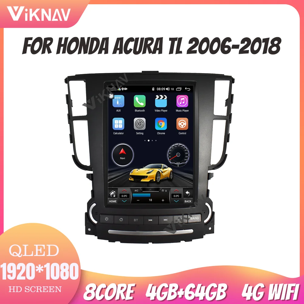 10,1-дюймовое радио Carplay для Honda Acura TL 10,4-2006, двухзонное управление рулевым колесом, 2018 P HD GPS-навигация
10,1-дюймовое радио Carplay для Honda Acura TL 10,4-2006, двухзонное управление рулевым колесом, 2018 P HD GPS-навигация