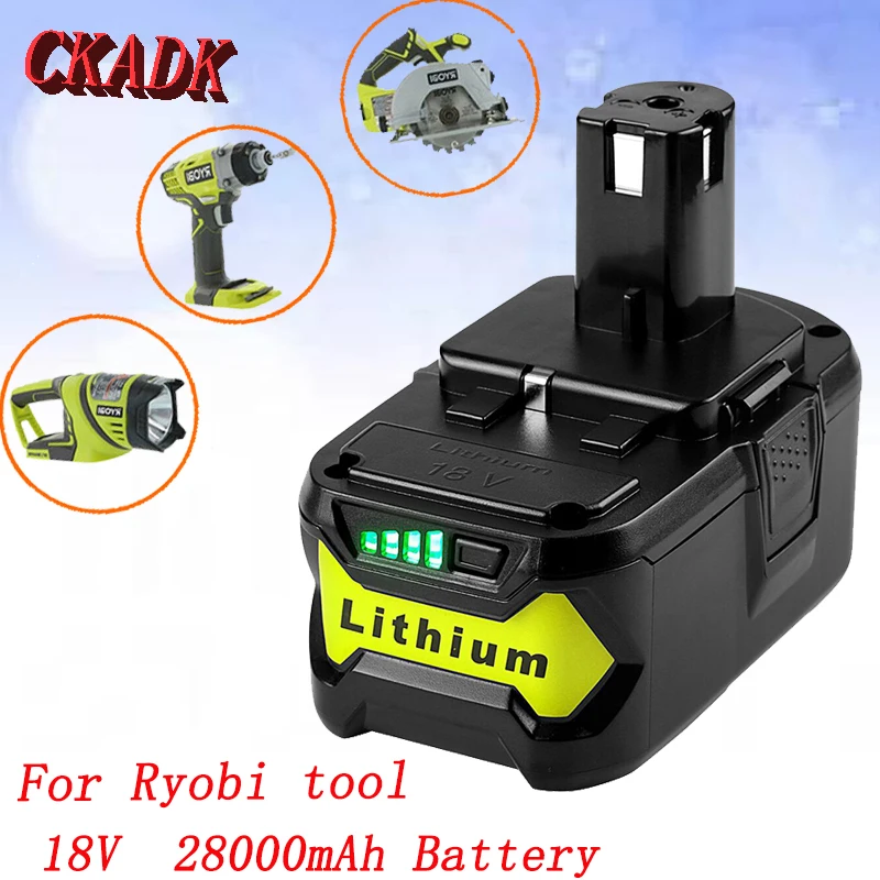 

1 шт. Ryobi Hot P108 RB18L40 충식 배배동 동 배배배용 용 18V 28000Mah 리온 온 Ryobi литиевая батарея