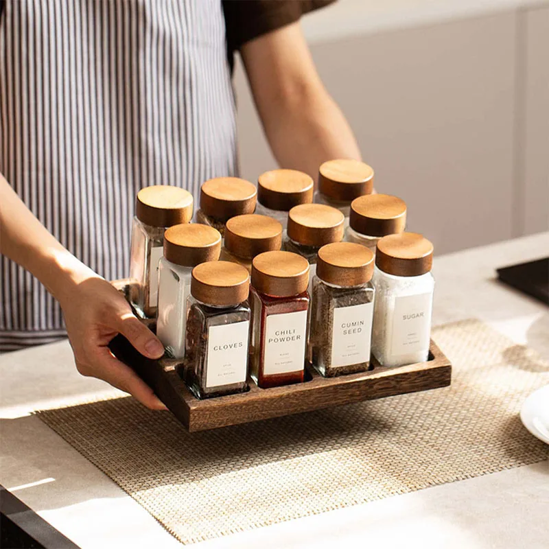Spice Square Herb & 5pcs Glass Salt Tools Cover Acacia Kitchen Flavor Wholesale Bottle 120ml Seasoning Jars Table Wood
Spice Square Herb & 5pcs Glass Salt Tools Cover Acacia Kitchen Flavor Wholesale Bottle 120ml Seasoning Jars Table Wood