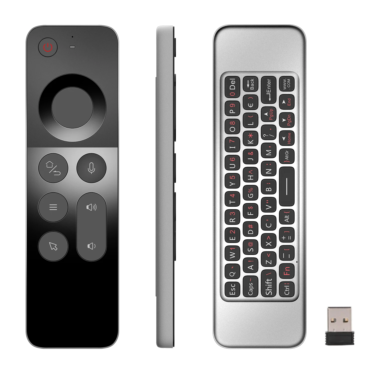 W3 2.4G Wireless Voice Air Mouse Remote Controller Mini Keyboard For Android TV BOX / Windows / Mac OS / Linux Gyroscope Remote
W3 2.4G Wireless Voice Air Mouse Remote Controller Mini Keyboard For Android TV BOX / Windows / Mac OS / Linux Gyroscope Remote