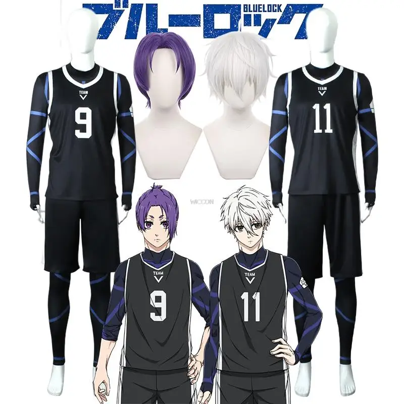 Костюм для косплея BLUE LOCK Jersey Seishiro Nagi Reo Mikage, спортивная форма футбольного клуба, короткий костюм для Хэллоуина
Костюм для косплея BLUE LOCK Jersey Seishiro Nagi Reo Mikage, спортивная форма футбольного клуба, короткий костюм для Хэллоуина