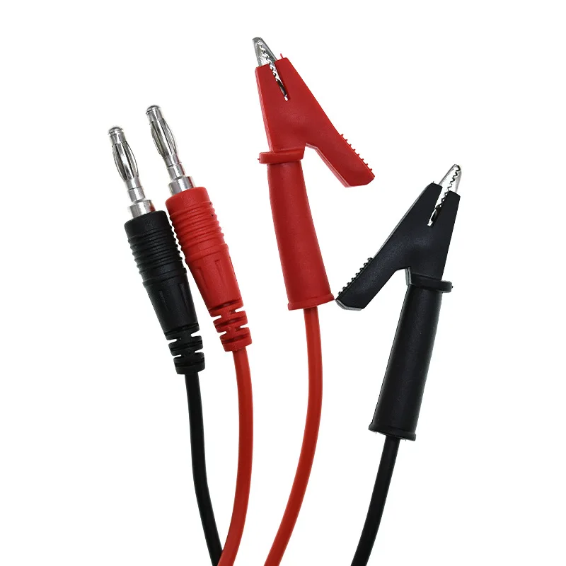 2pcs Copper 3.5mm Banana Plug to Shrouded Alligator 15A Banana Plug to Alligator Clip Cable Leads 1M For Testing Probe
2pcs Copper 3.5mm Banana Plug to Shrouded Alligator 15A Banana Plug to Alligator Clip Cable Leads 1M For Testing Probe