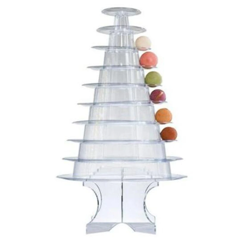10 Tiers Macaron Tower Macaroon Display Stand Baby Shower Birthday Party Cake Decorating Supplies Wedding Decoration Transparent 
10 Tiers Macaron Tower Macaroon Display Stand Baby Shower Birthday Party Cake Decorating Supplies Wedding Decoration Transparent