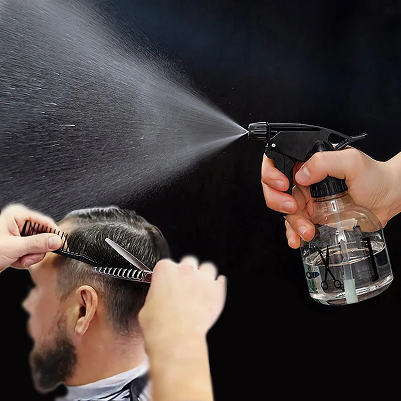 

250 мл/500 мл пустой прочный многоразовый Регулируемый туман парикмахерский салонный «сделай сам» парикмахерский пластиковый флакон с распылителем для воды инструмент для укладки волос