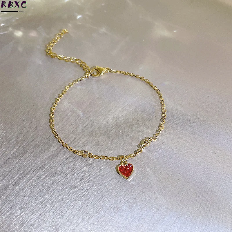 Korea Dongdamen Temperament Fashion Titanium Steel Heart-shaped Small Bracelet Women's Fashion Girlfriends Gift Simple Jewelry
Korea Dongdamen Temperament Fashion Titanium Steel Heart-shaped Small Bracelet Women's Fashion Girlfriends Gift Simple Jewelry