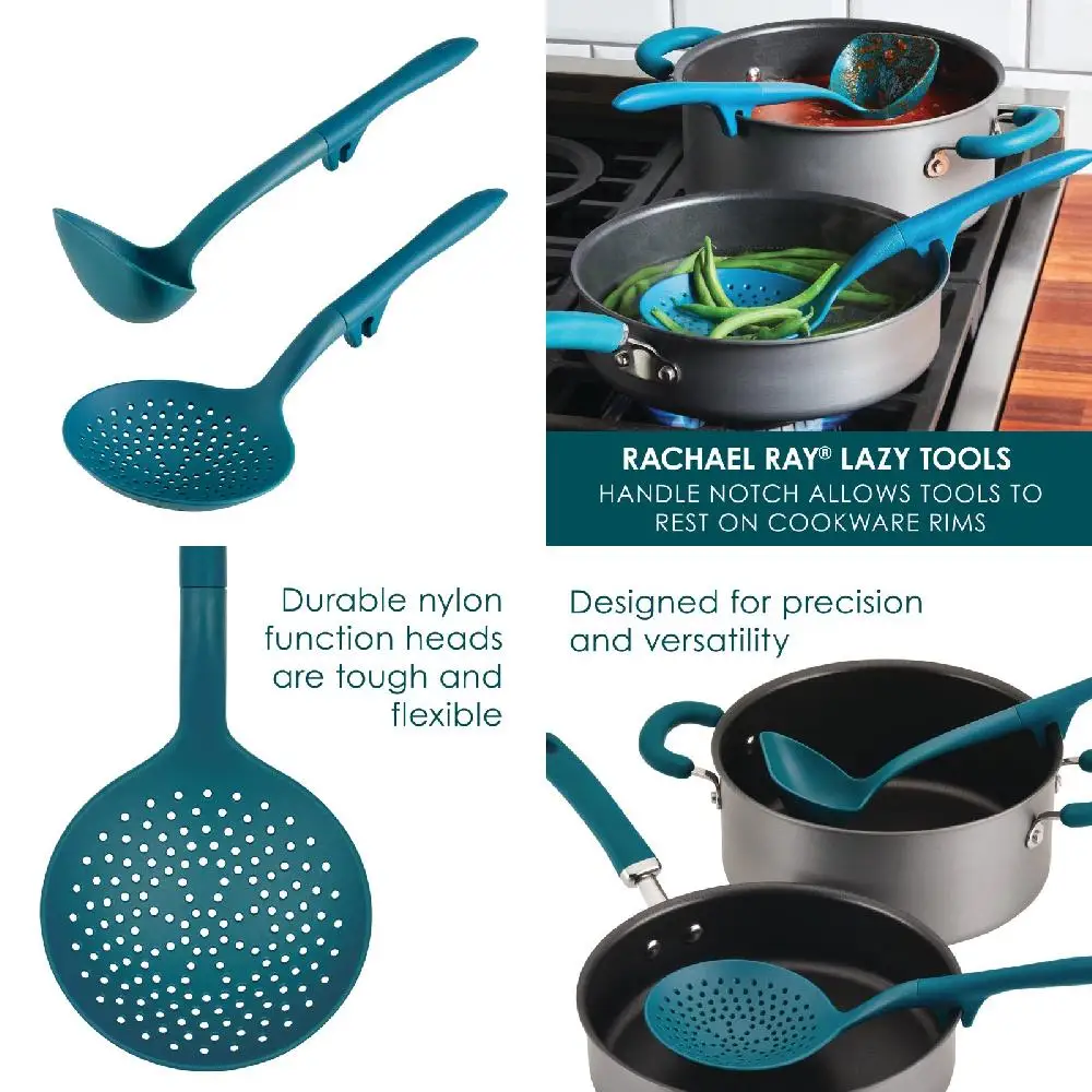 Charming, Durable and Non-Stick Teal Nylon Kitchen Tool Utensil Set - Easy to Use & Clean for Household and Restaurant Use.
Charming, Durable and Non-Stick Teal Nylon Kitchen Tool Utensil Set - Easy to Use & Clean for Household and Restaurant Use.