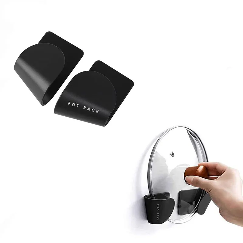 1 Pairs Pot Lid Holder Wall-Mounted Hanging Holder for Pan Pot Cover Rack Kitchen Organizer Plastic Kitchen Storage Rack
1 Pairs Pot Lid Holder Wall-Mounted Hanging Holder for Pan Pot Cover Rack Kitchen Organizer Plastic Kitchen Storage Rack