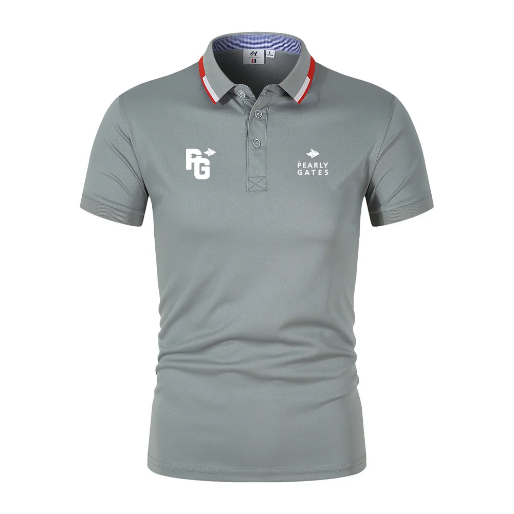 New Men's PEARLY GATES Polo Shirts Summer High Quality Casual Everyday Short Sleeve Men's Lapel T Shirts Top Slim FitT-shirt
New Men's PEARLY GATES Polo Shirts Summer High Quality Casual Everyday Short Sleeve Men's Lapel T Shirts Top Slim FitT-shirt
