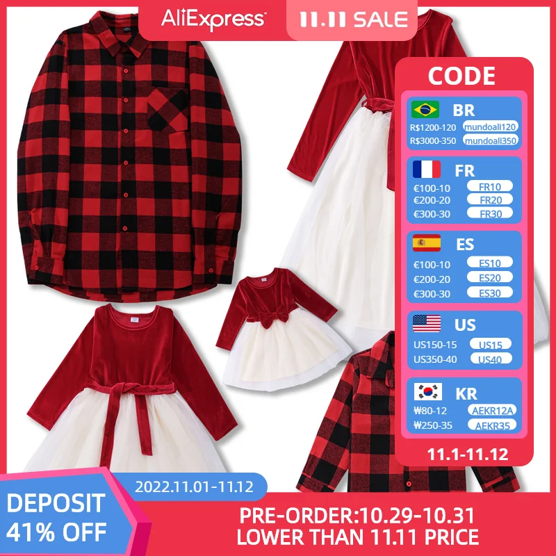 Christmas 2022 New Year's Costumes Mom Daughter Dress Dad Son Shirt Family Matching Outfits Xmas Family Look Party Wear Clothes
Christmas 2022 New Year's Costumes Mom Daughter Dress Dad Son Shirt Family Matching Outfits Xmas Family Look Party Wear Clothes