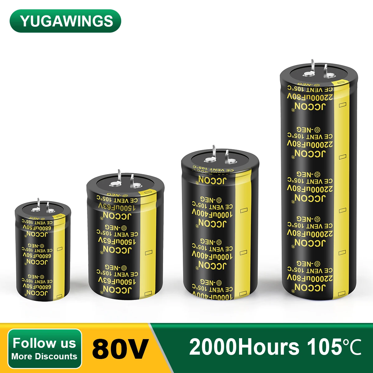 2Pcs 80V Audio Capacitor Amplifier Electrolytic Capacitor 2000Hours 105 ℃ For Filter/Audio/Air Conditioner/HiFi Capacitance
2Pcs 80V Audio Capacitor Amplifier Electrolytic Capacitor 2000Hours 105 ℃ For Filter/Audio/Air Conditioner/HiFi Capacitance