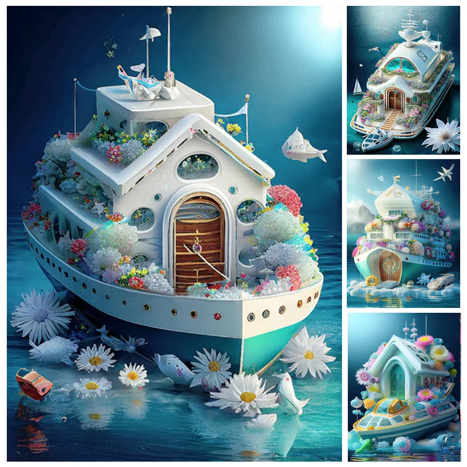 DIY 5D Diamond Painting Sailboat Diamond Embroidery Ship Cross Stitch Full Round Square Drill Mosaic Art Home Decor Gift WE459
DIY 5D Diamond Painting Sailboat Diamond Embroidery Ship Cross Stitch Full Round Square Drill Mosaic Art Home Decor Gift WE459