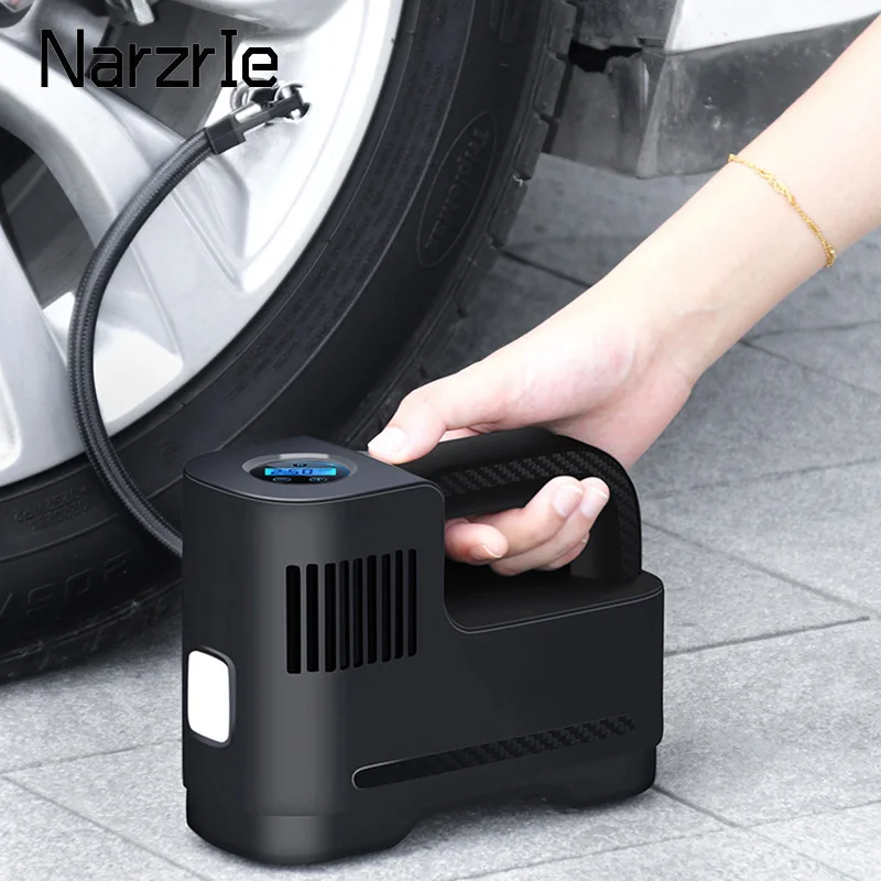 Wireless Car Tire Inflatable Pump Rechargeable Auto Electric Air Pump Inflator Air Compressor Pump for Car Motorcycle Bike Ball 
Wireless Car Tire Inflatable Pump Rechargeable Auto Electric Air Pump Inflator Air Compressor Pump for Car Motorcycle Bike Ball
