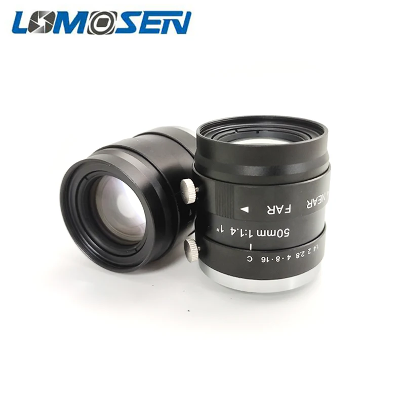High Quality C-Mount 50mm 5MP 1" Machine Vision Fixed Focus Lens for Industrial
High Quality C-Mount 50mm 5MP 1" Machine Vision Fixed Focus Lens for Industrial