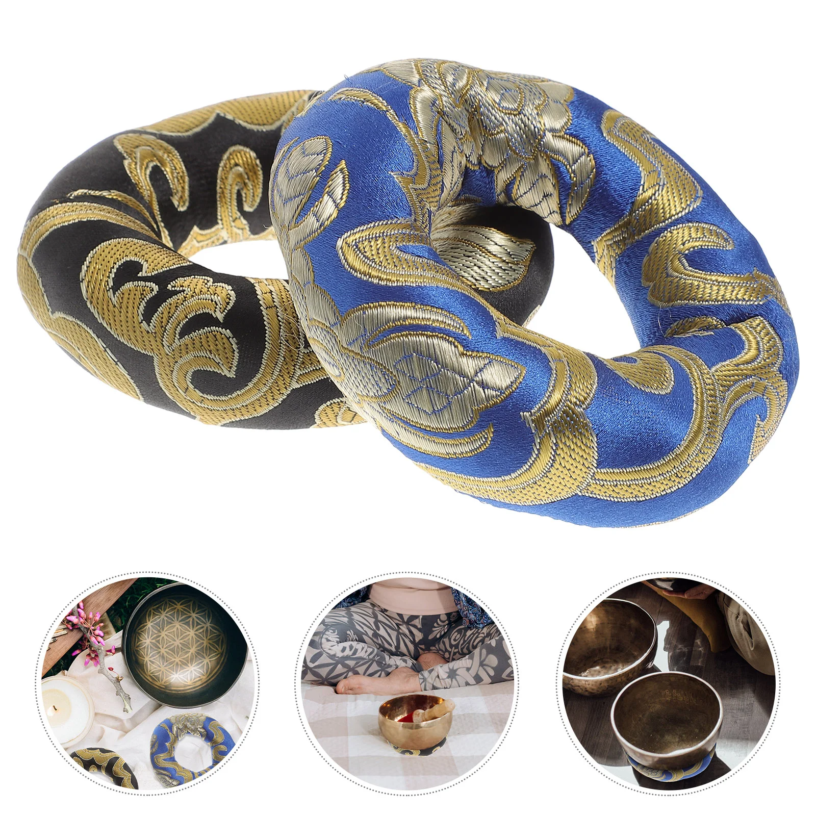 2Pcs Meditation Singing Bowl Cushion Singing Bowl Mat Tibetan Singing Bowl Holder Tibetan Singing Bowl Cushion
2Pcs Meditation Singing Bowl Cushion Singing Bowl Mat Tibetan Singing Bowl Holder Tibetan Singing Bowl Cushion