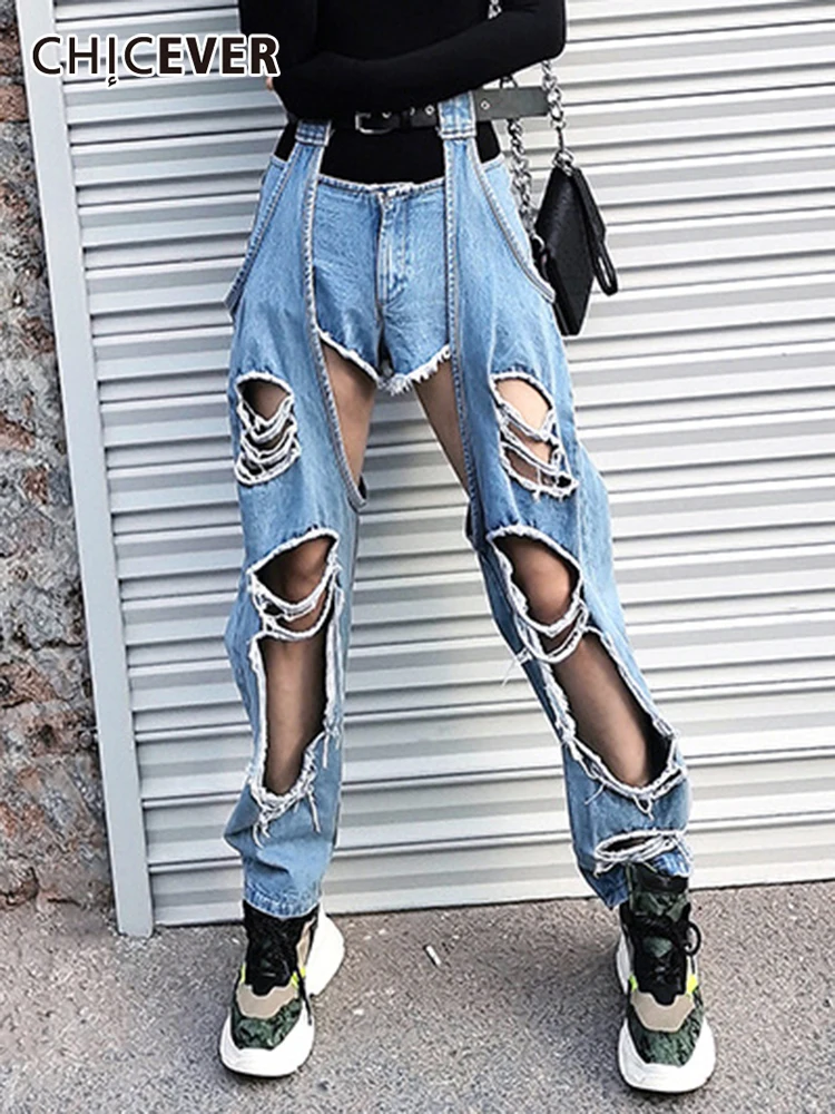 CHICEVER Hollow Out Sexy Denim Trousers For Women High Waist Lace Up Irregular Straight Jeans Streetwear Female 2022 Spring New
CHICEVER Hollow Out Sexy Denim Trousers For Women High Waist Lace Up Irregular Straight Jeans Streetwear Female 2022 Spring New