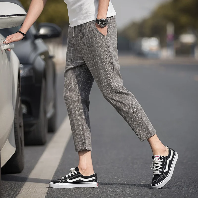 Casual Ankle-Length Plaid Pants Men Trousers Hip Hop Jogger Pants Men Sweatpants Streetwear Men Pants Trousers Dropshipping
Casual Ankle-Length Plaid Pants Men Trousers Hip Hop Jogger Pants Men Sweatpants Streetwear Men Pants Trousers Dropshipping