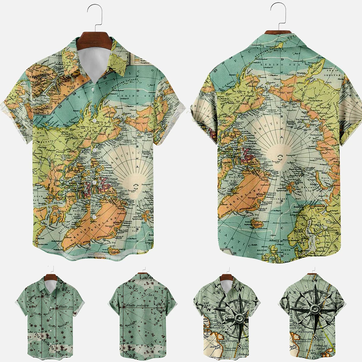 2022 New Men's Short Sleeve Printed Shirts Summer Hawaiian Holiday Casual Buttons Shirts High Street
2022 New Men's Short Sleeve Printed Shirts Summer Hawaiian Holiday Casual Buttons Shirts High Street