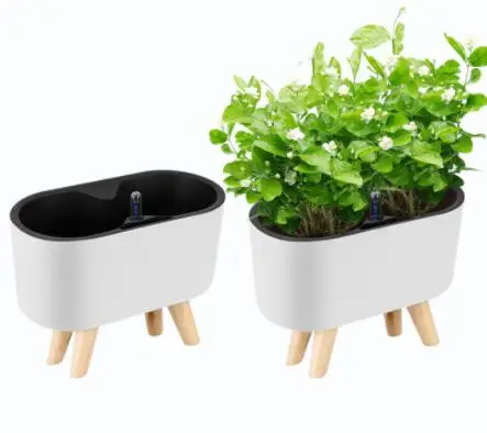 Self Watering Planter Home Decorative Planter Pots with Water Level Indicator for Indoor Plants
Self Watering Planter Home Decorative Planter Pots with Water Level Indicator for Indoor Plants