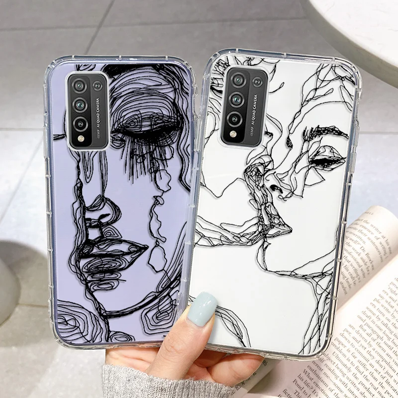 

Honor 50 Cases For Huawei Honor 60 Cases 9X 8X 10i 10 10X lite 9A 8A 20 9C 8S Mate 40 Pro Nova 8i 5T 3i 7i Cover Silicon