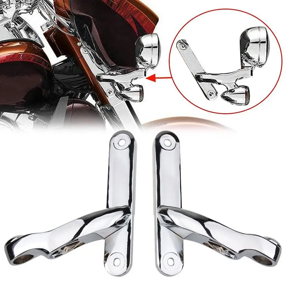 Motorcycle Auxiliary Lighting Brackets For Turn Signals 4.5" Fog Light For Electra Glide Road King
Motorcycle Auxiliary Lighting Brackets For Turn Signals 4.5" Fog Light For Electra Glide Road King