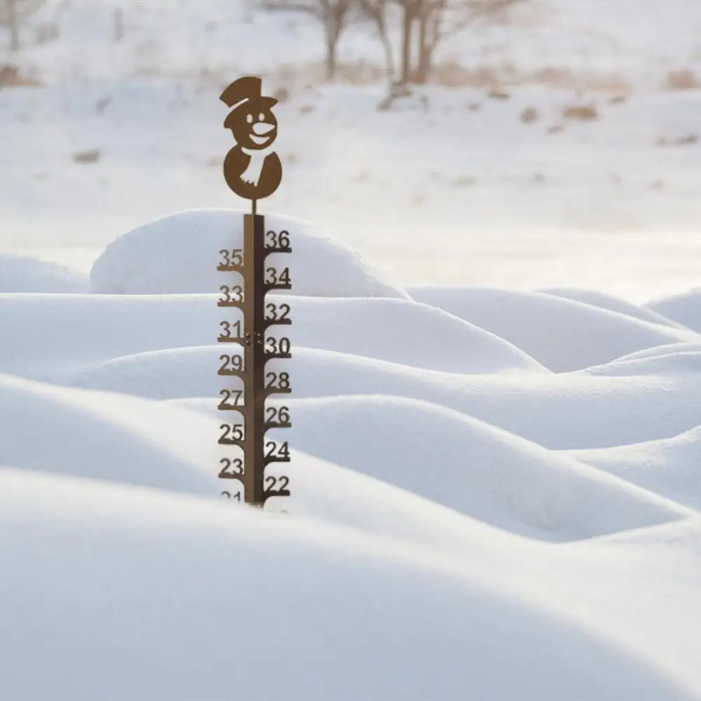 36 Inches Metal Snow Gauge Yard Decor Snow Measuring Snow Rust Device Measure Yardstick From Garden Durable Free Stick Outd M2K1
36 Inches Metal Snow Gauge Yard Decor Snow Measuring Snow Rust Device Measure Yardstick From Garden Durable Free Stick Outd M2K1