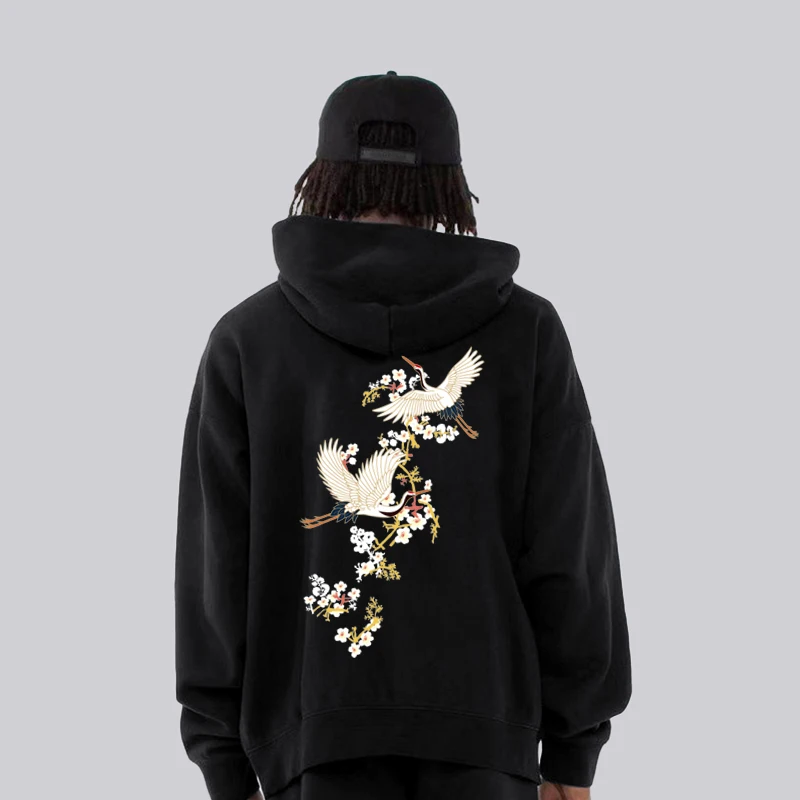 American Men's Hooded Sweater Men's and Women's Autumn Loose Cotton Vintage Pullover Crane Print Couple Hoodie
American Men's Hooded Sweater Men's and Women's Autumn Loose Cotton Vintage Pullover Crane Print Couple Hoodie