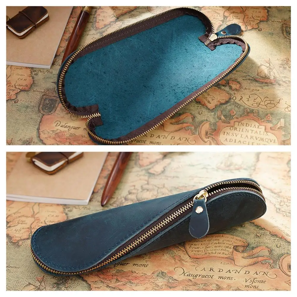 Pen Storage Bag Useful Faux Leather Large Capacity for Children Stationery Pouch Pencil Bag
Pen Storage Bag Useful Faux Leather Large Capacity for Children Stationery Pouch Pencil Bag