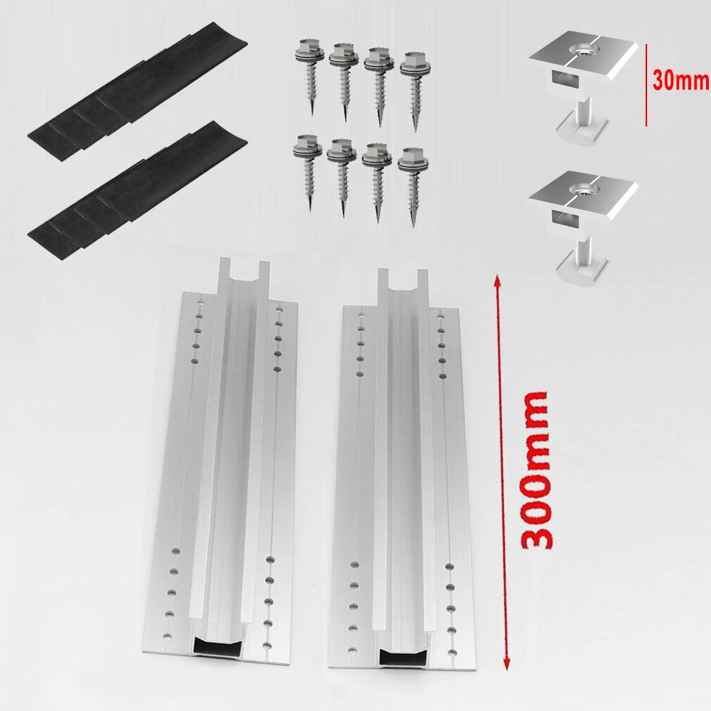 Garden Rail Panel Accessories 30cm Aluminum Bracket Dustproof Middle Clamp Modules Panel Mounting Rail Brand New
Garden Rail Panel Accessories 30cm Aluminum Bracket Dustproof Middle Clamp Modules Panel Mounting Rail Brand New