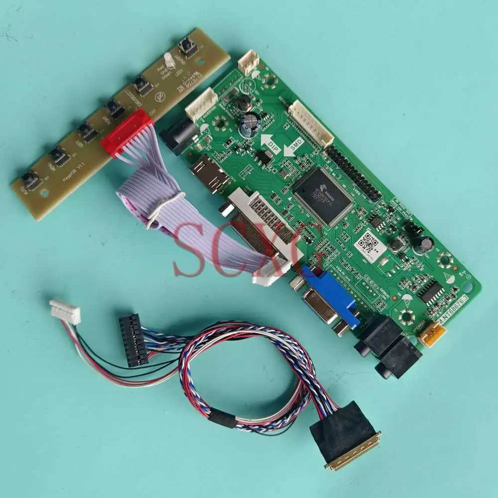 DIY Kit Fit B156HW02 V1 60Hz HDMI-Compatible DVI VGA 15.6" 1920*1080 Notebook Panel LVDS 40 Pin LCD Display Controller Board
DIY Kit Fit B156HW02 V1 60Hz HDMI-Compatible DVI VGA 15.6" 1920*1080 Notebook Panel LVDS 40 Pin LCD Display Controller Board