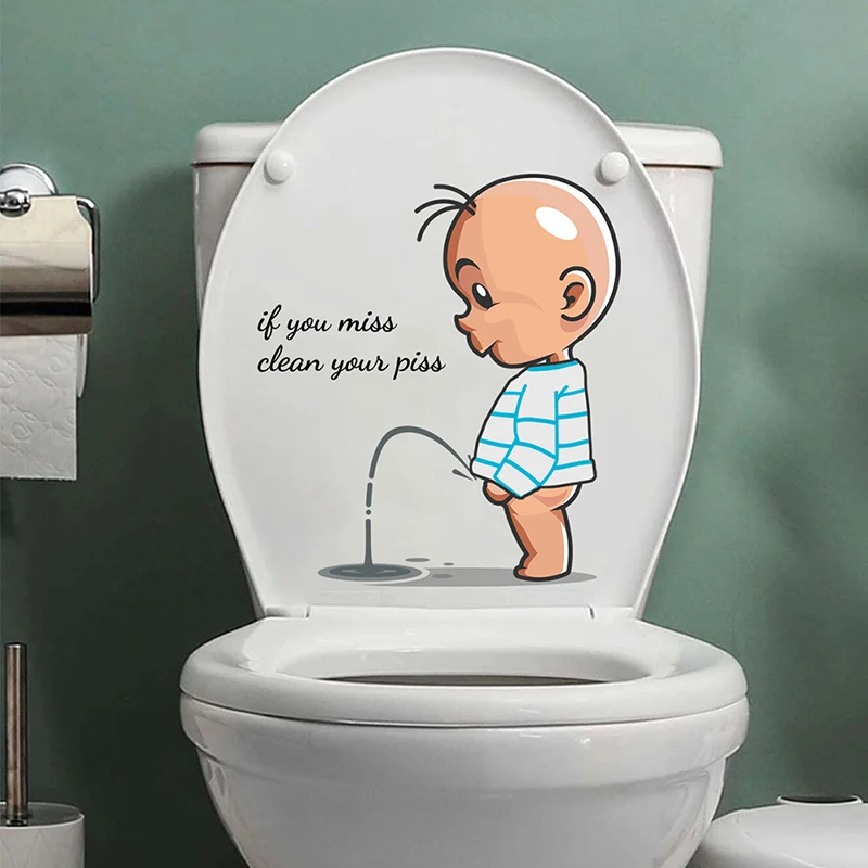 Funny Toilet Warning Toilet Stickers Child Urination Toilet Lid Decoration Removable PVC 30x30cm
Funny Toilet Warning Toilet Stickers Child Urination Toilet Lid Decoration Removable PVC 30x30cm