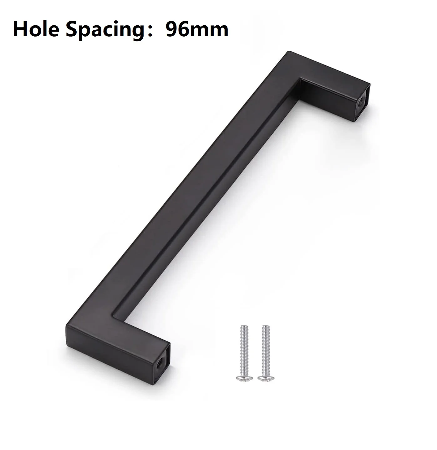 5pcs Square Right Angle Handle Furniture Handles Black Handles For Kitchen Cabinets 96/128/160/192/256/320mm Hole Spacing
5pcs Square Right Angle Handle Furniture Handles Black Handles For Kitchen Cabinets 96/128/160/192/256/320mm Hole Spacing
