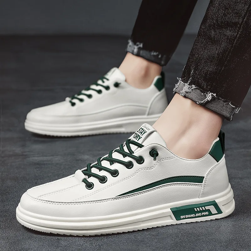 Men's White Shoes Lace Up Casual Shoes Summer Men Breathable Board Shoes Soft Mens Vulcanized Shoes Outdoor Walking Sneakers
Men's White Shoes Lace Up Casual Shoes Summer Men Breathable Board Shoes Soft Mens Vulcanized Shoes Outdoor Walking Sneakers